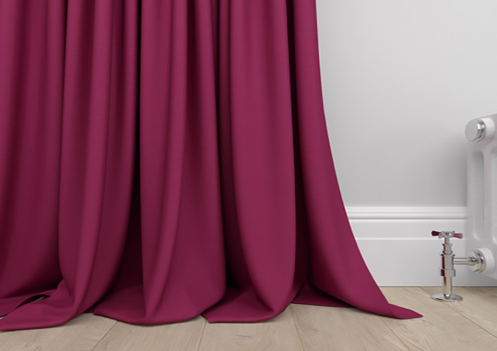 Kyoto Faux Silk, Pink Rouge - Made to Measure Curtains - Image 6